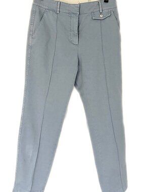 Tonet Made in Italy Women’s Trousers Pants
Gray Blue Cotton Straight Leg Sz 8